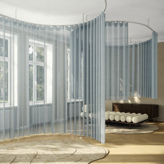 Ado Linto Linen Look FR RE 662 Fabric Sample 3117662