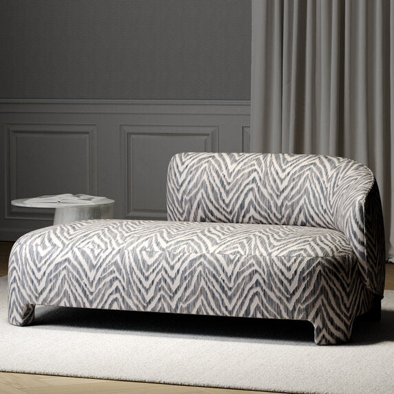 Travers Zebra Strie Velvet  984 Fabric Sample 44203984