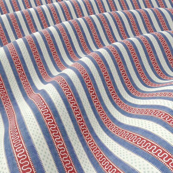 Travers Carnival Stripe 535 Fabric Sample 44206535