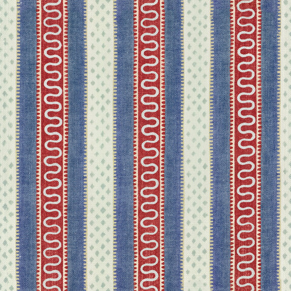 Travers Carnival Stripe 535 Fabric Sample 44206535