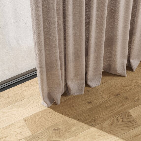 Travers Empress Glazed Linen 445 Fabric Sample 44212445