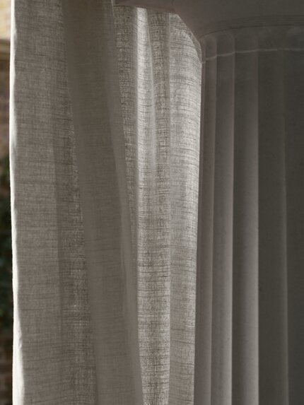 Travers Empress Glazed Linen 981 Fabric Sample 44212981