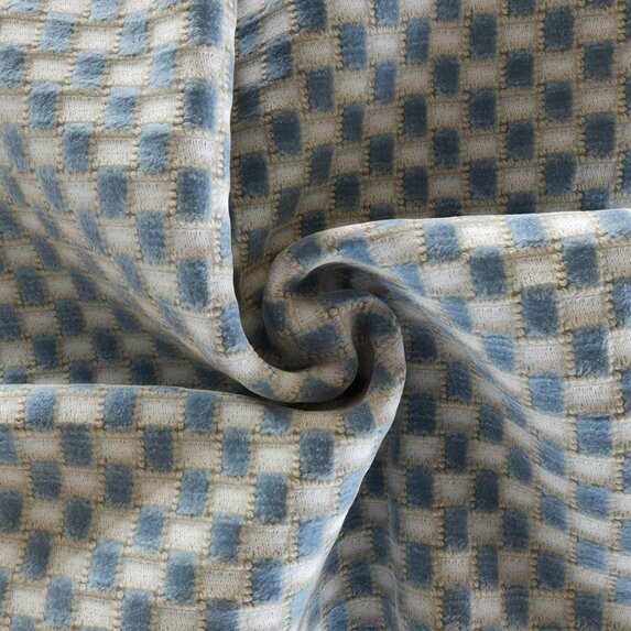 Travers Lattice Velvet 584 Fabric Sample 44221584