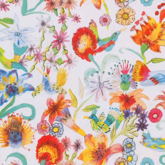 Ado Birds Song 583 Fabric Sample 8045583