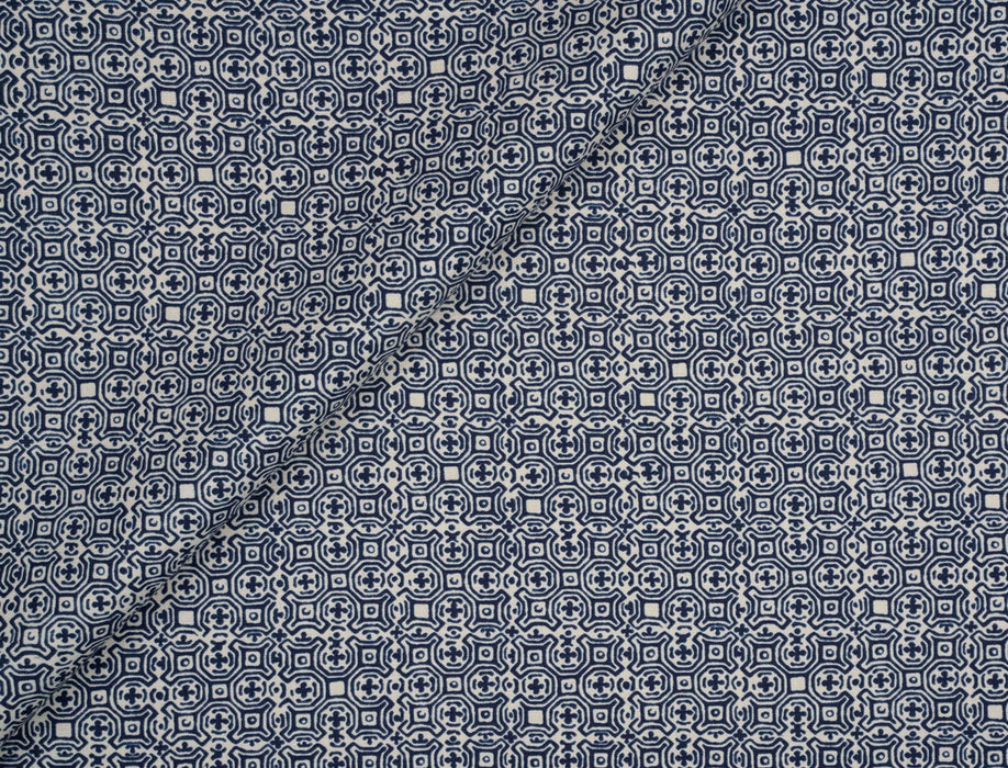 Jim Thompson Hmong Resist Indigo Fabric Sample JT013812007