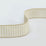 Jim Thompson Ottoman Tape  Linen White Trim Sample JT030027001