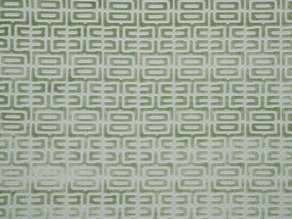 Jim Thompson Labyrinth Velvet Seaglass Fabric Sample JT013900003