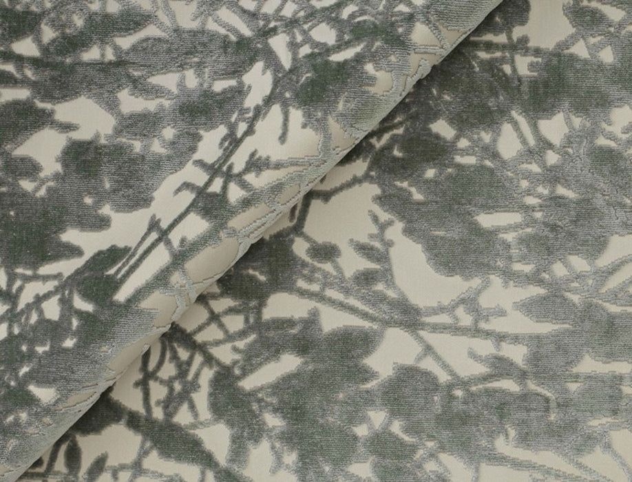 Jim Thompson Ficus Leaves Silver Sage Fabric JT013694002
