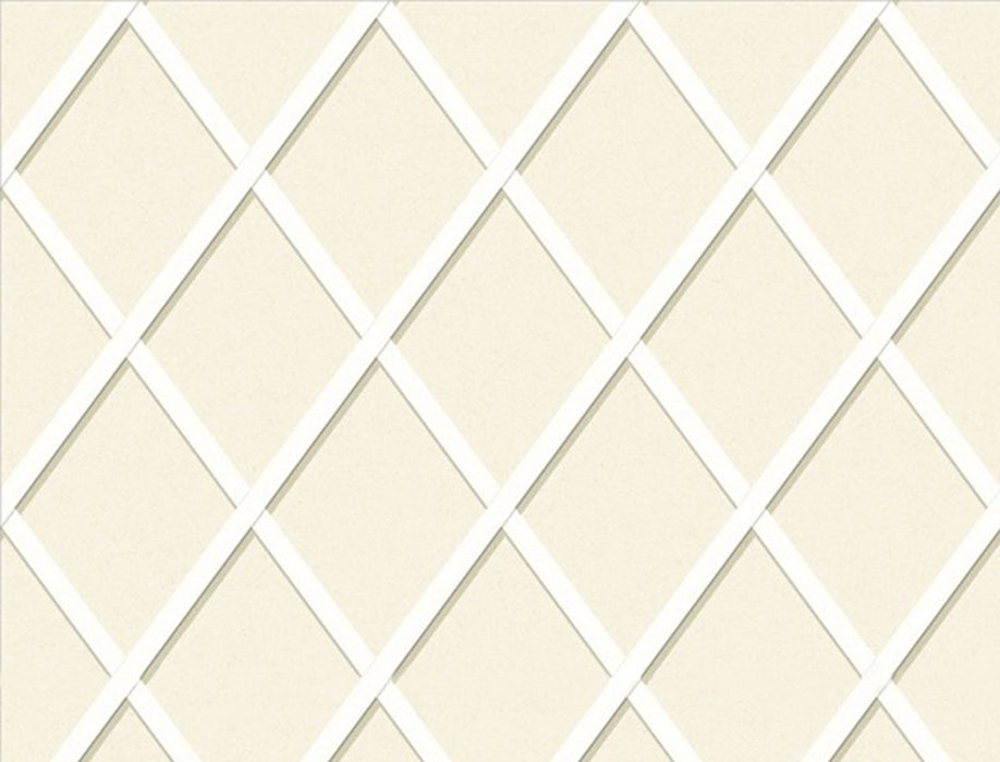 No.9 Thompson Trellis  Ivory Wallpaper Sample N9021024001