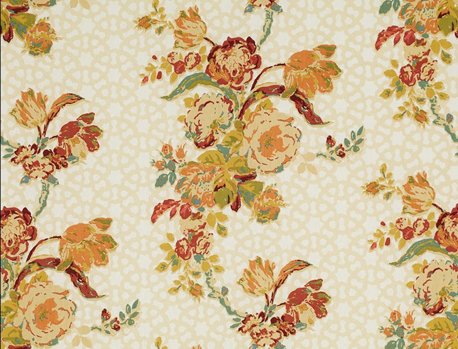 No.9 Thompson Indore Garden Banana Cream Fabric N9012136001