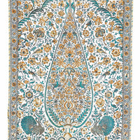 Braquenie L Arbre Aux Oiseaux Miel Et Turquoise Wallpaper BP374001
