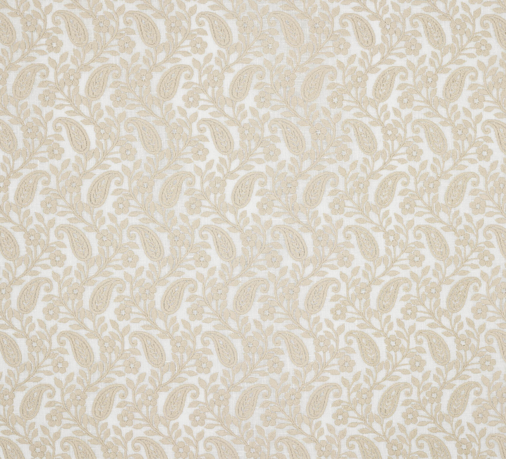 Pierre Frey Paisley Naturel Fabric F3242003
