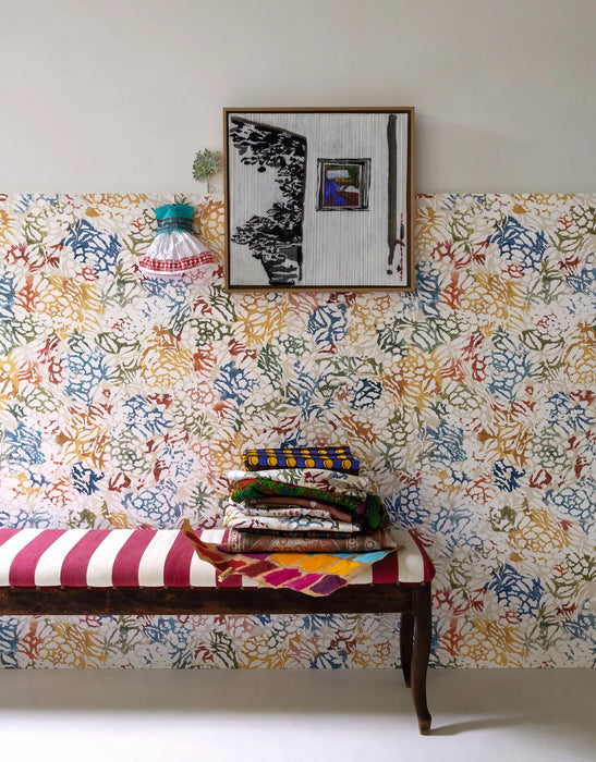Pierre Frey Les pivoines Original Wallpaper Sample FP253001