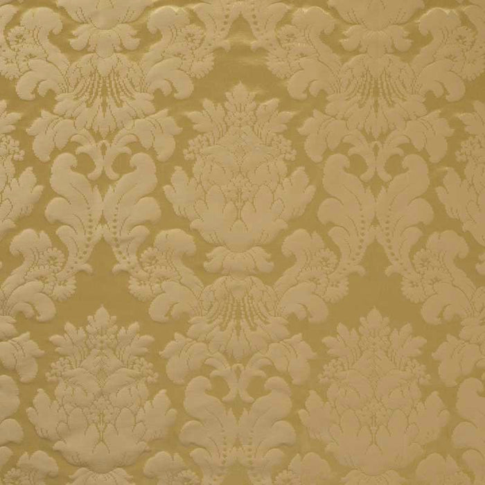 Marvic Textiles Damask Rosario Gold Fabric Sample 5021-3
