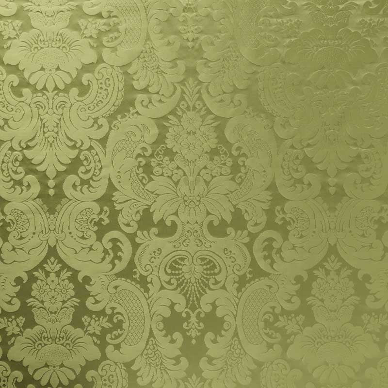 Marvic Textiles Damask Vittorio Green Fabric 5010-4