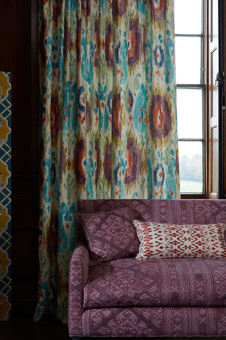 No.9 Thompson Watercolour Ikat Candy Fabric N9012299001