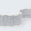 No.9 Thompson Keyboard Border  Cloud Trim Sample N9031024002