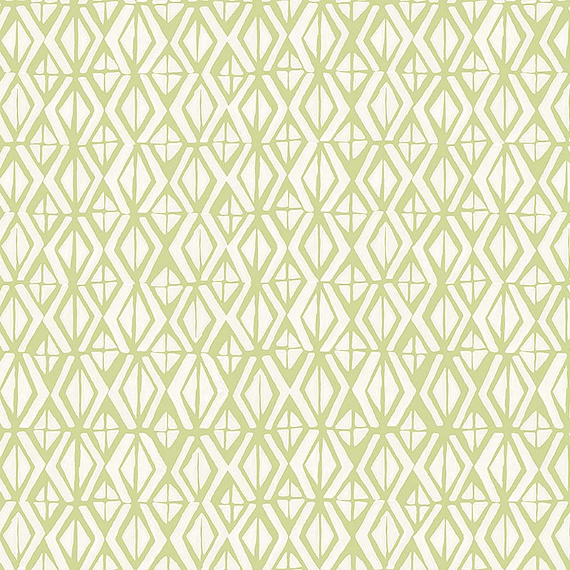 Galbraith & Paul Diamond Avocado Wallpaper Sample