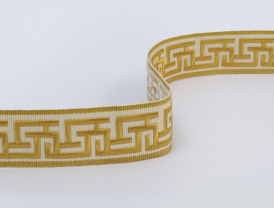 Jim Thompson Chinois Tape  Antique Gold Trim Sample JT030024002