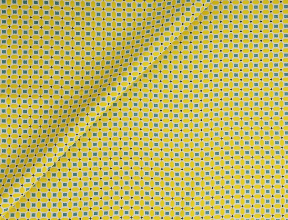 No.9 Thompson Hopscotch Lemon Fabric Sample N9012224007
