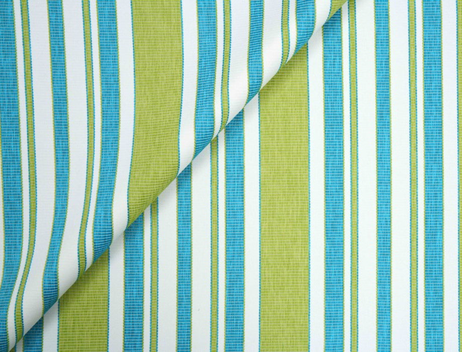Jim Thompson Sampan Stripe Lagoon Fabric JT013712003 