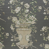 Jim Thompson Broderique  Charcoal Wallpaper JT021024004