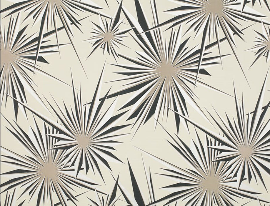 Jim Thompson Golden Sunburst Pearl Cream Fabric Sample JT013337001