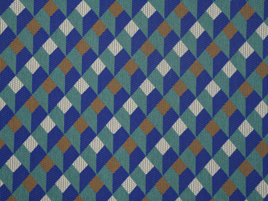 Jim Thompson Medici Emerald Sapphire Fabric JT013949001