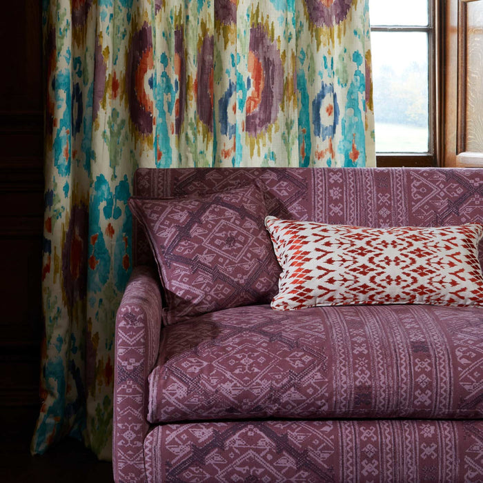 No.9 Thompson Watercolour Ikat Candy Fabric N9012299001