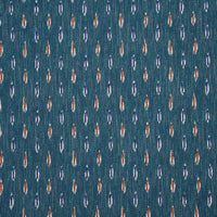 Jim Thompson Karenni Ikat Weave Aegean Fabric JT013913004