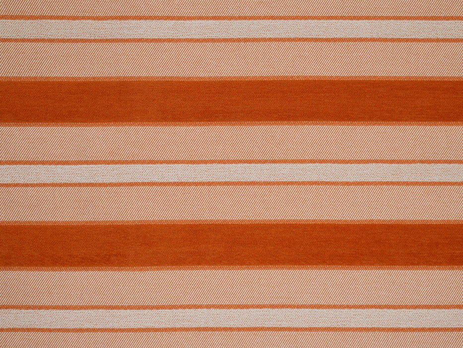 Jim Thompson Lido Stripe Tiger Lily Fabric Sample JT013908006
