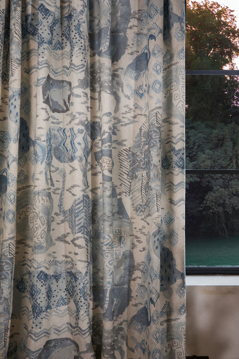 No.9 Thompson Kalahari Blue Fabric Sample N9012409002