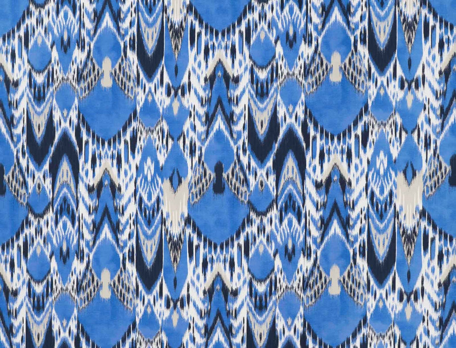 Jim Thompson Bandha Ikat Cobalt Fabric Sample JT013858004