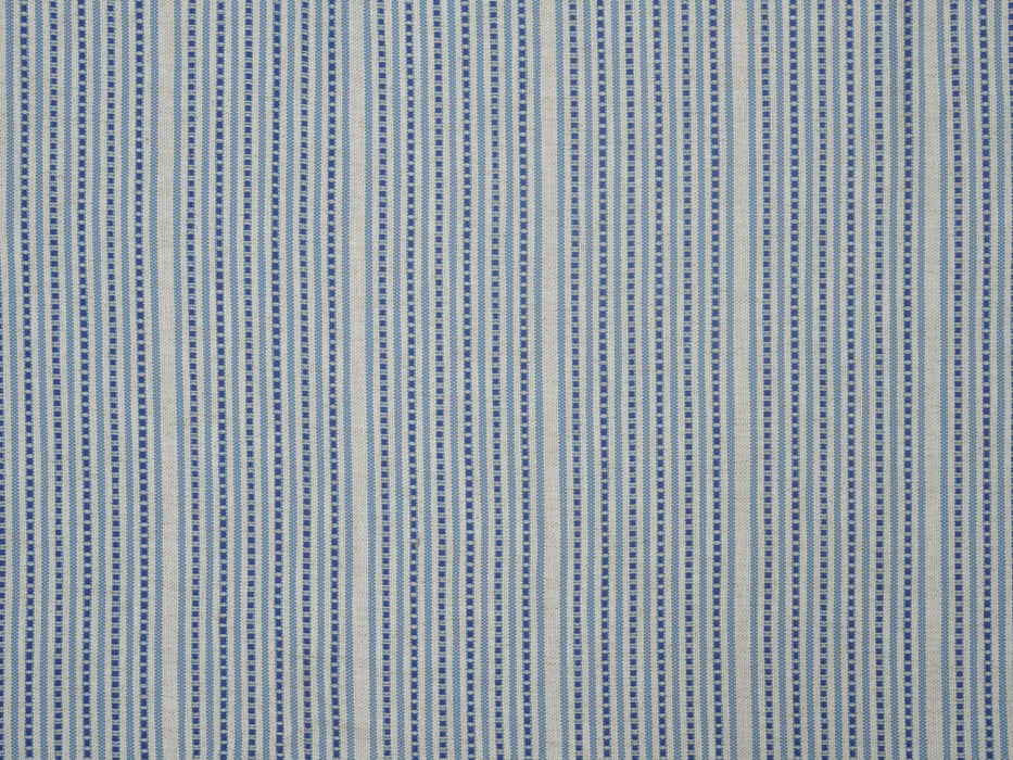 No.9 Thompson Hammam Stripe Lapis Fabric N9012417006