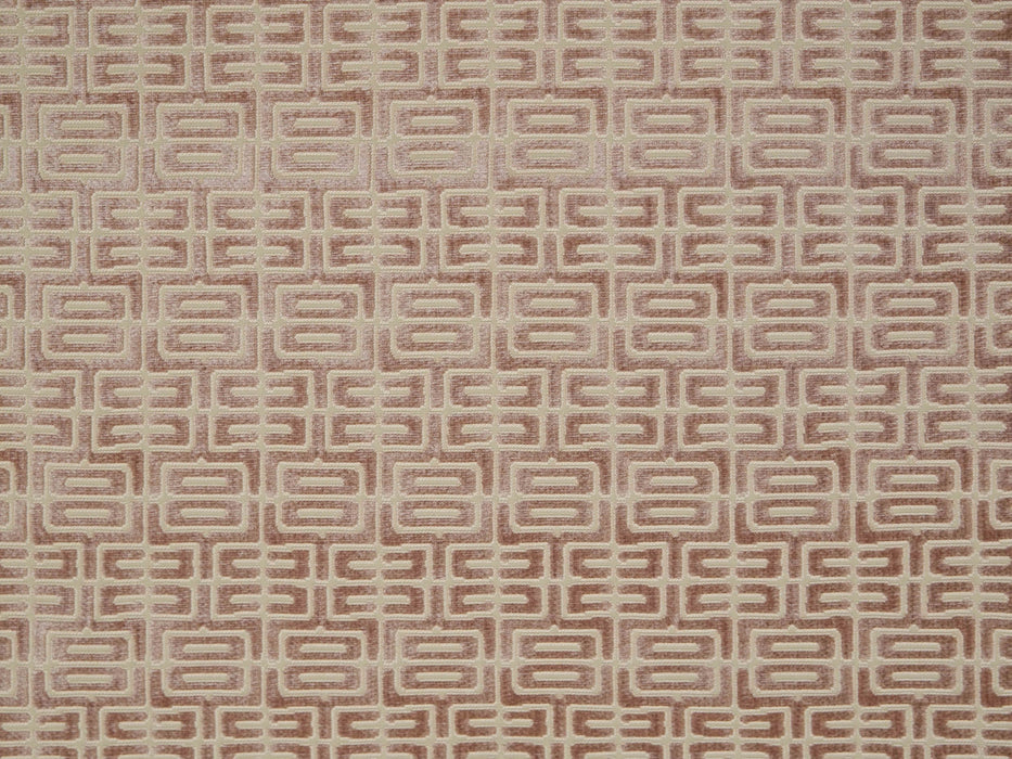 Jim Thompson Labyrinth Velvet Rose Quartz Fabric Sample JT013900002