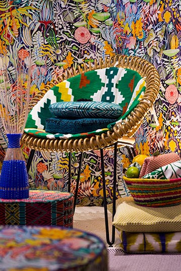 Pierre Frey Salvador Multicolore Fabric Sample F3088001