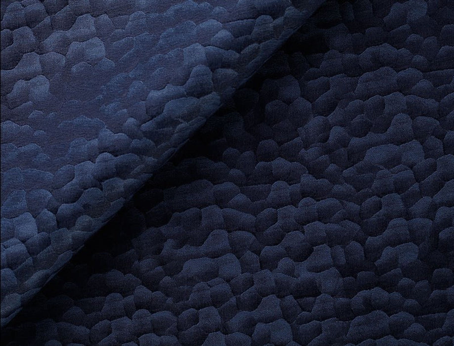 Jim Thompson Metallic Shell Blue Thistle Fabric Sample JT013474011