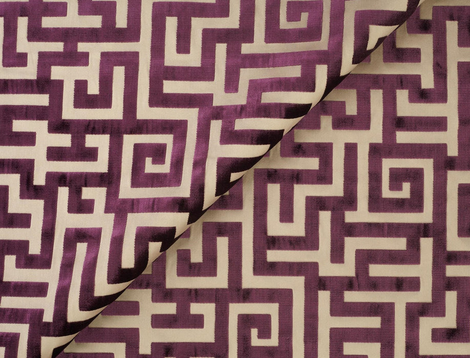 Jim Thompson Apollon Aubergine Fabric Sample JT013408007