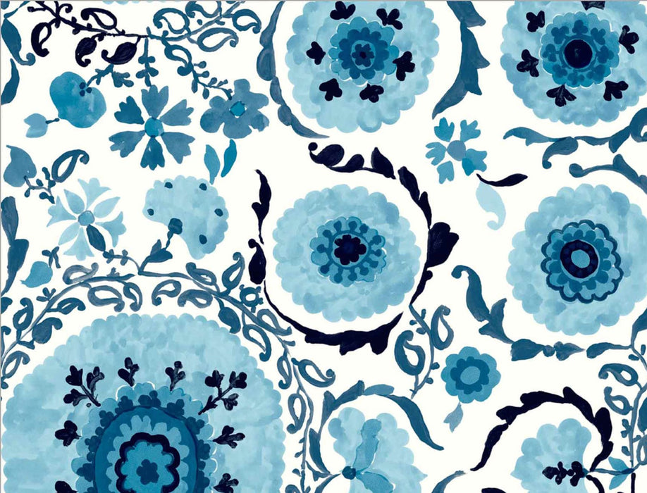 No.9 Thompson Phulkari  Summer Sea Wallpaper Sample N9021035003