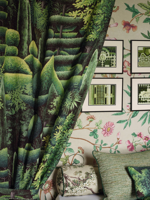 Pierre Frey Les topiaires Printemps Fabric Sample F4099001