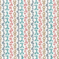 Marvic Textiles Eze Rose/Noisette Fabric 8024-3