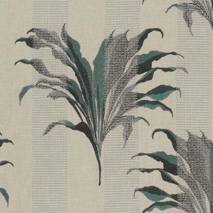 Clarke & Clarke Palma Kingfisher Fabric Sample F1303/04.CAC.0