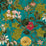 Clarke & Clarke Passiflora Kingfisher Fabric Sample F1304/02.CAC.0