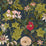 Clarke & Clarke Passiflora Midnight/Spice Fabric Sample F1304/03.CAC.0