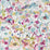 Clarke & Clarke Florrie Sorbet Fabric Sample F1355/03.CAC.0