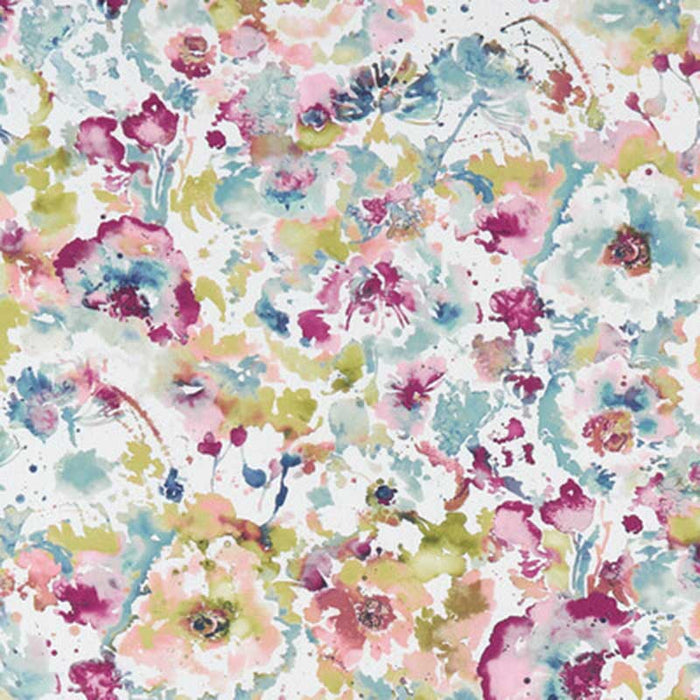 Clarke & Clarke Florrie Sorbet Fabric Sample F1355/03.CAC.0