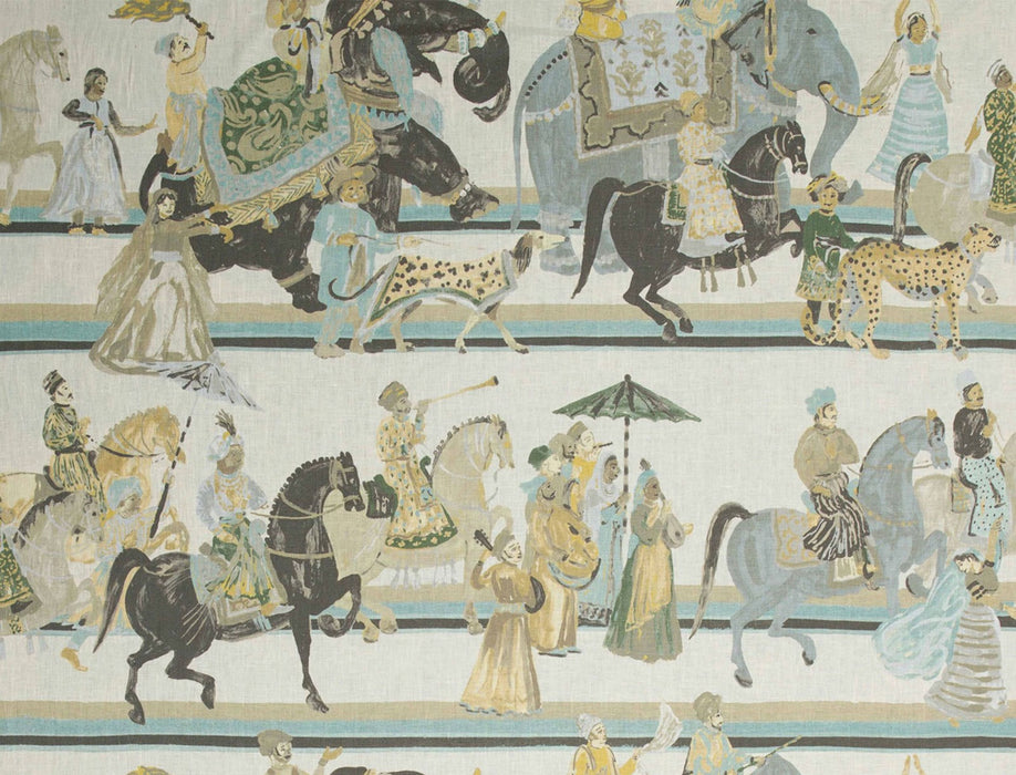 No.9 Thompson Wedding Parade Mint Fabric Sample N9012134001
