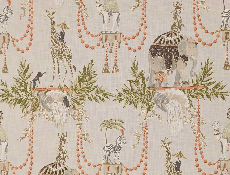 No.9 Thompson Monkey Business Khaki Fabric Sample N9012304002