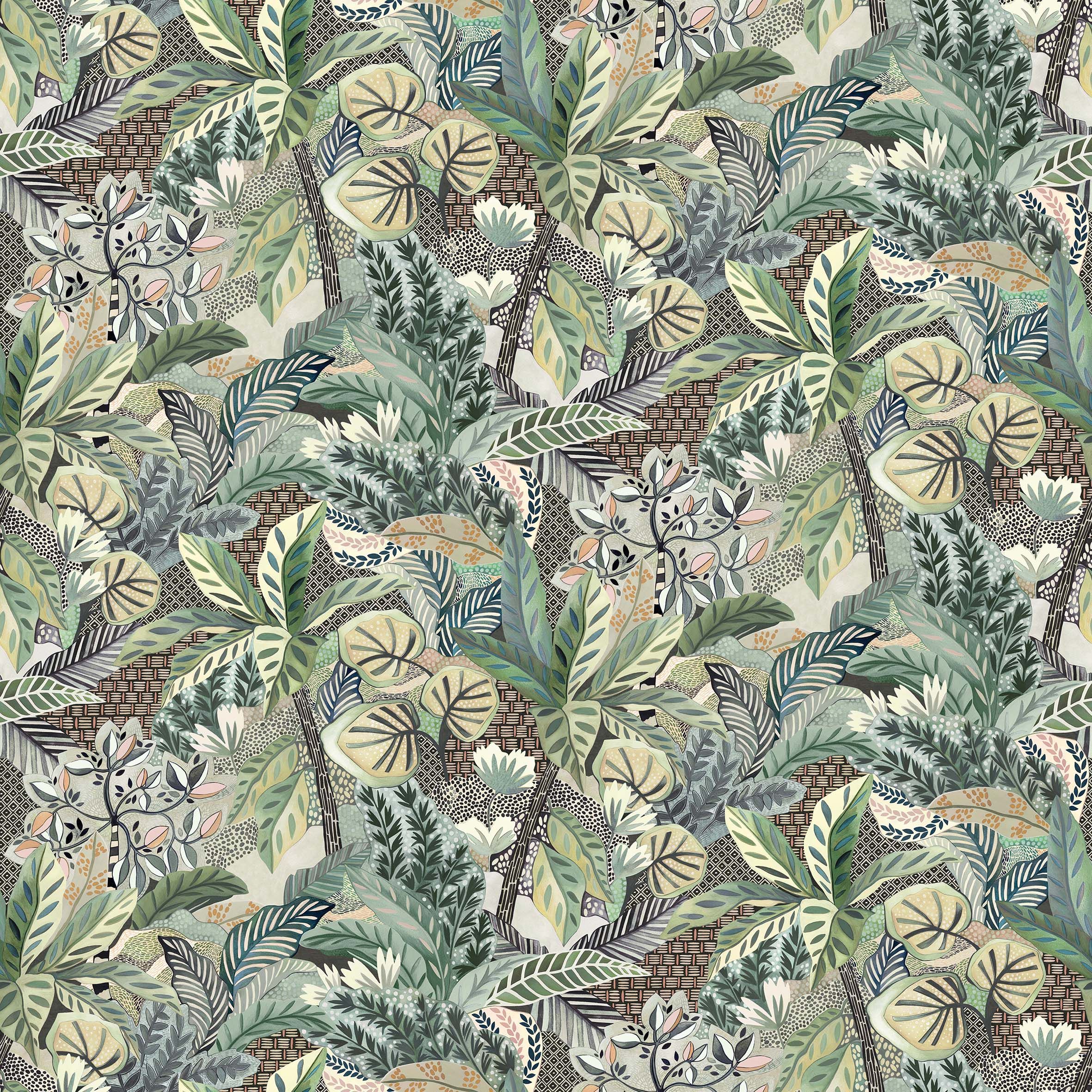 Osborne & Little Maranta 2 Sample Sample F7446-02