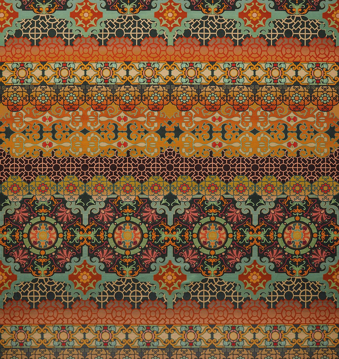 Osborne & Little Mansfield Velvet 1 Sample Sample F7676-01